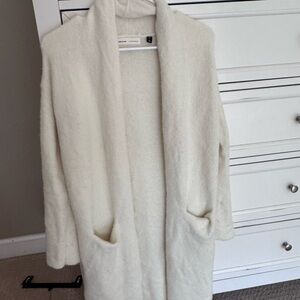 Anthropologie Cream Knit Cardigan